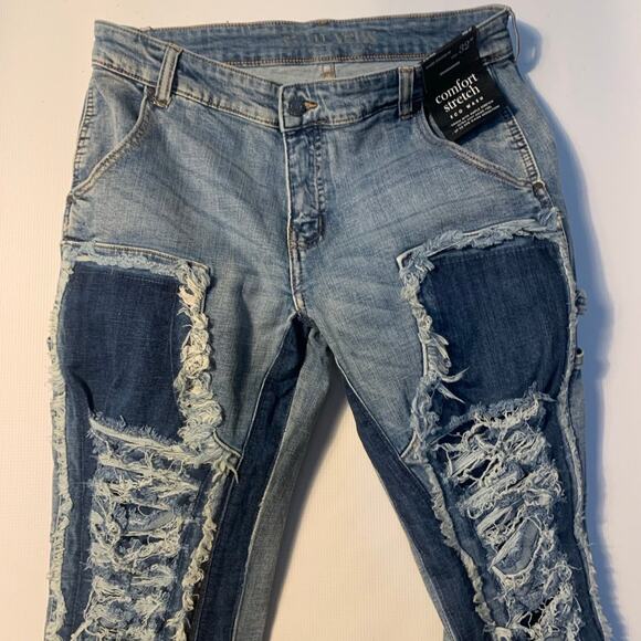 Si Tu Veux Flared Mens Jeans Size 32 - Picture 3 of 8